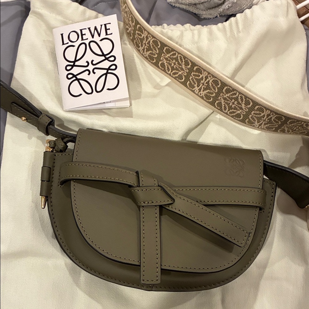 New Loewe Mini Gate Dual Crossbody Bag